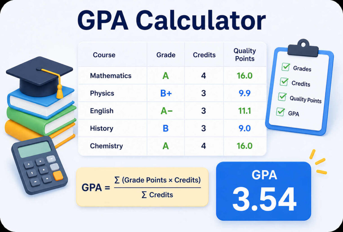 GPA Calculator: Complete Guide to GPA Calculation, Conversion, and Academic Planning
